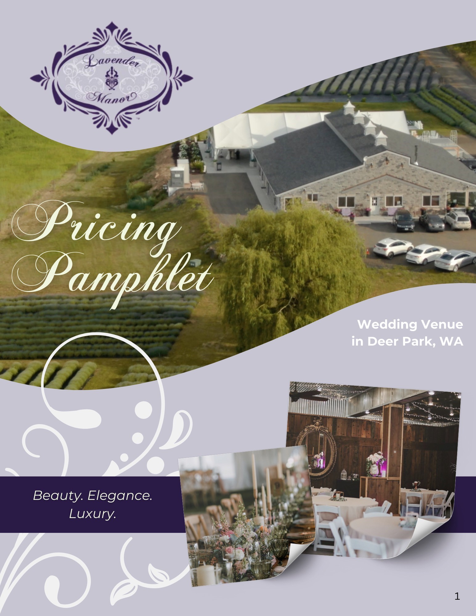Lavender Manor Pricing Pamphlet 