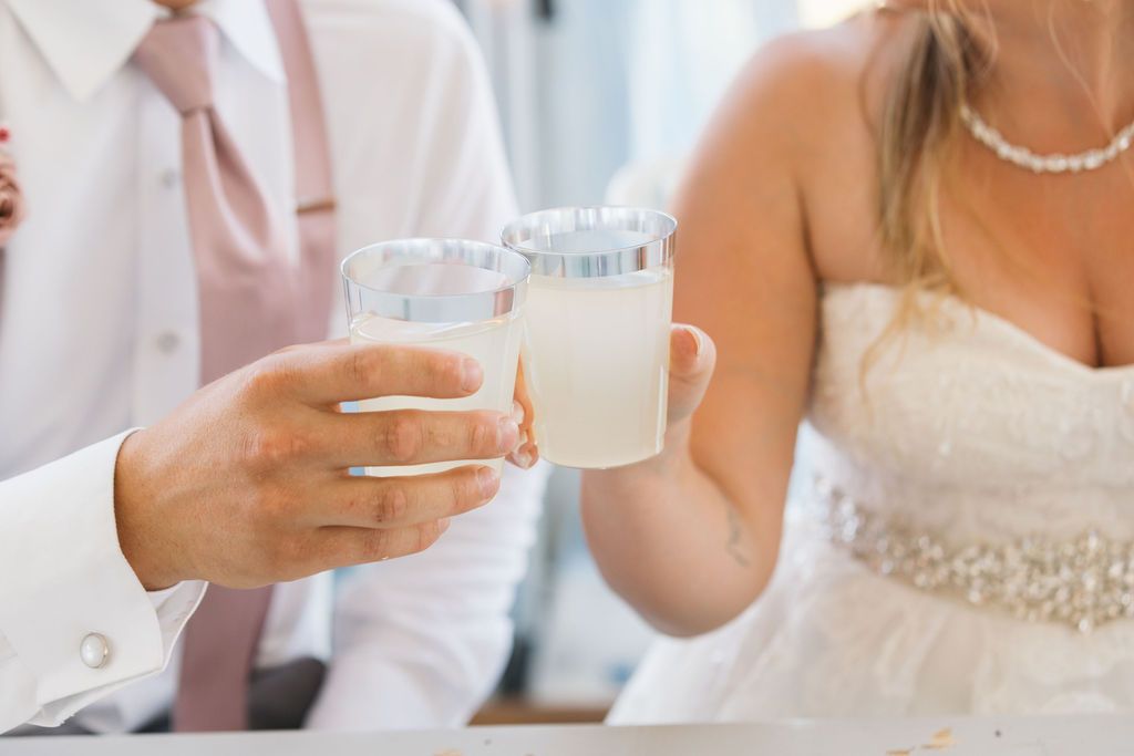 Ultimate Spokane Wedding Guest Weekend Guide 4 Couple drinking coffee at a Spokane small business coffee shop during their wedding weekend at Lanvender Manor