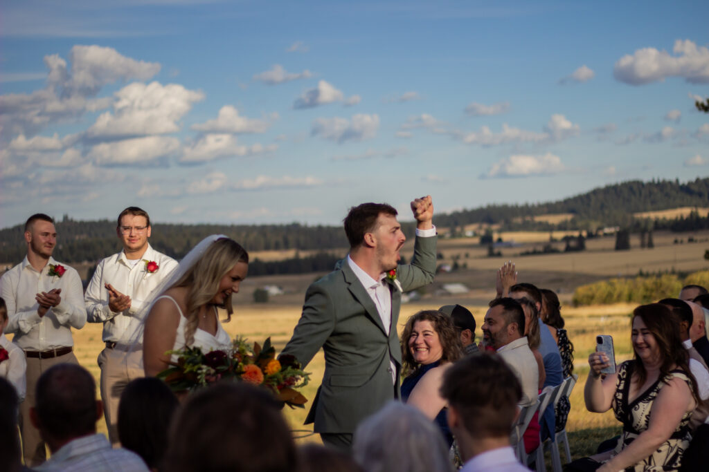 Planning a Spokane Wedding Near Coeur d’Alene 10 Mt. Spokane and countryside views from Lavender Manor wedding venue in Deer Park