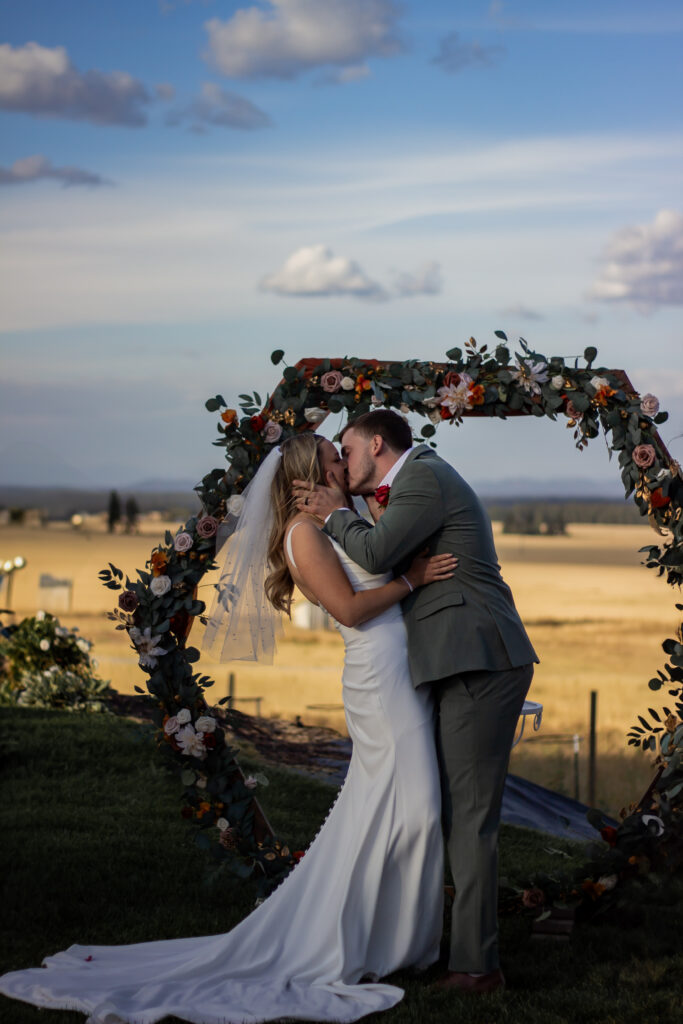 Fall Wedding Venue Near Spokane With Mountain Views 3 The venue is approximately 30 minutes from downtown Spokane, making it possible to create a countryside wedding while still giving guests access to Spokane hotels, restaurants, the airport and weekend activities.